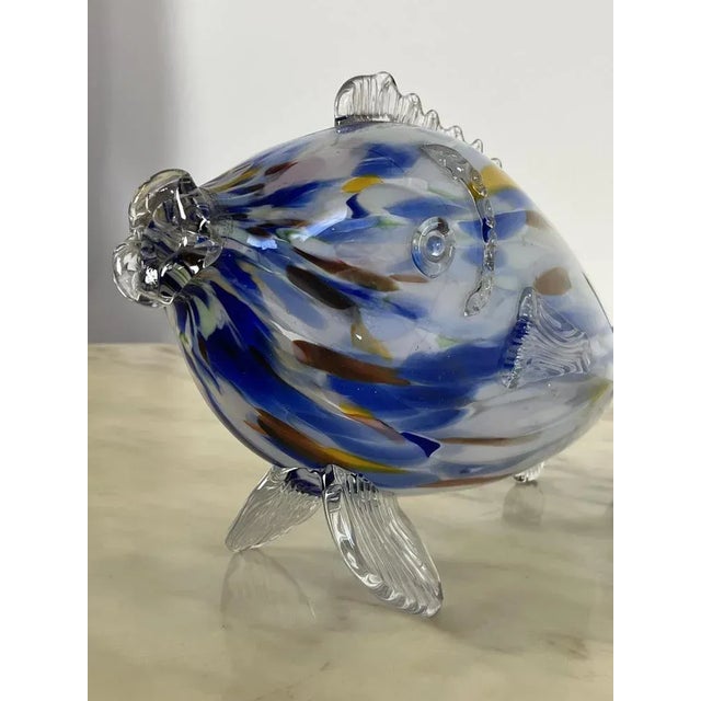 1970s Italian Murano Glass Fish, 1970 For Sale - Image 5 of 12
