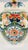 A small 20th century lamp made from a rare antique lidded vase by royal tichelaar makkum. Decorated on a white ground with...