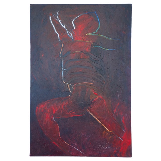 May All Beings Be Free Virginia Cohn Parkum, c. 2006 Even in its dark palette, this painting is built around an upward...