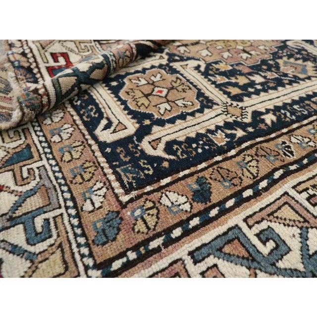 Galerie Shabab Collection Early 20th Century Caucasian Shirvan Scatter Rug For Sale - Image 10 of 10