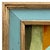 Various Artists Contemporary Abstract Oil Painting in Vintage Blue Painted Frame For Sale - Image 4 of 6