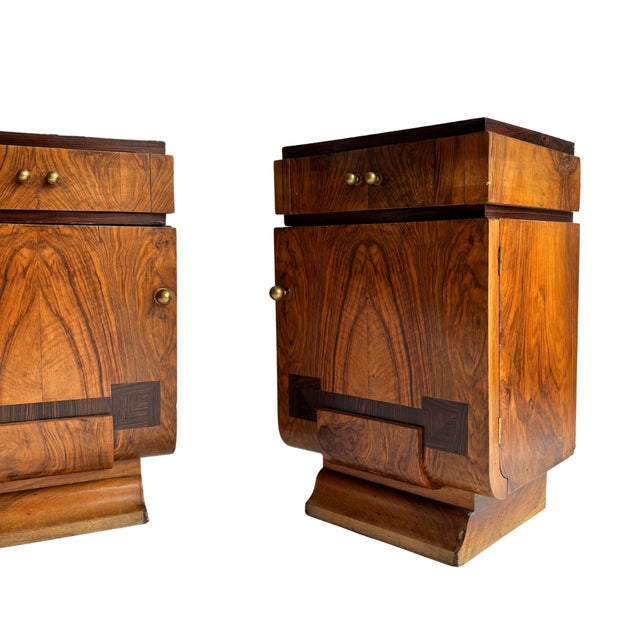 French Art Deco Side Tables, 1930s, Set of 2 For Sale - Image 4 of 13