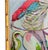 Original Cowboy & Horse Painting in Gold Bamboo Frame, Oil on Canvas, 16" X 20" by Tatiana Duperault For Sale - Image 4 of 5