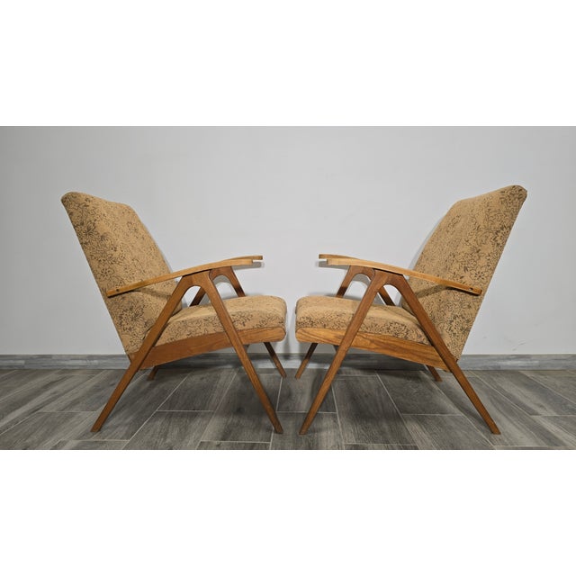 Mid-Century Armchairs, Set of 2 For Sale - Image 12 of 13