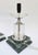 1930s Vintage Art Deco Table Lamps in Glass and Marble, 1940s For Sale - Image 5 of 12