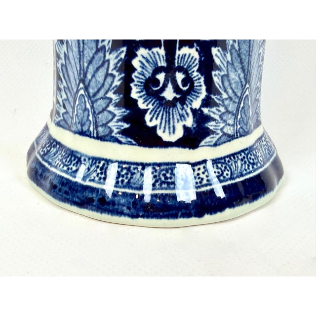 Delft Blue Ceramic Vase by Boch Frères for Royal Sphinx, 1950s For Sale - Image 3 of 9