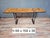 Wood 20th Century Industrial Console Table For Sale - Image 7 of 8