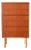 Danish Teak Six Drawer Dresser For Sale