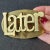 Vintage Mid-Century Brass Later Paperweight Desk Organizer Clip Letter Holder For Sale In Philadelphia - Image 6 of 7