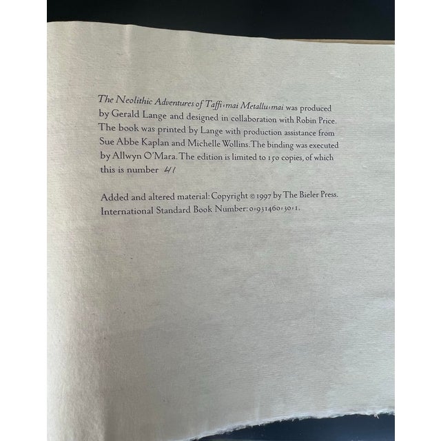 1990s Rudyard Kipling / the Neolithic Adventures of Taffi-Mai Metallu-Mai For Sale In Los Angeles - Image 6 of 12