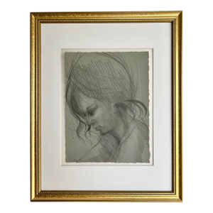 Portrait of a Girl by Robert Baxter Lithograph Editions Press.