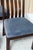 Set of 4 Oak Arched Dining Chairs With Blue Velvet Upholstered Seats For Sale - Image 10 of 16