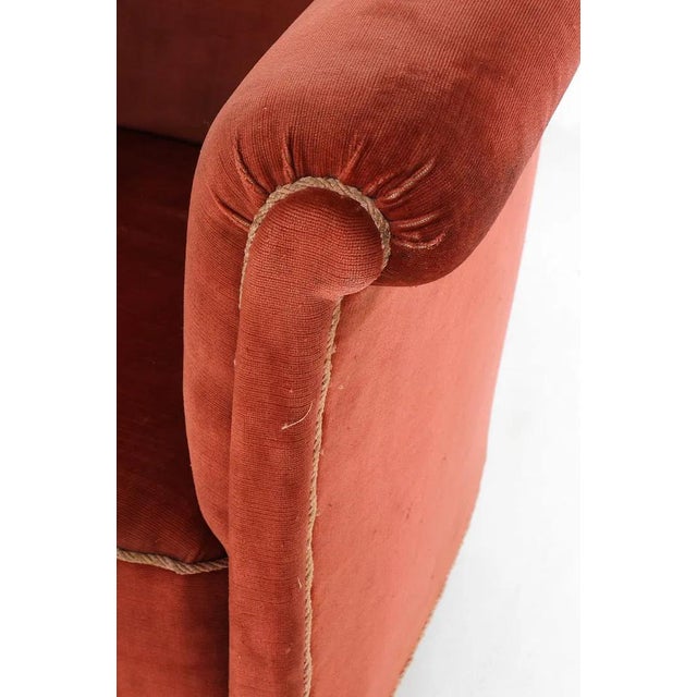 1940s Danish Mid Century Modern Sofa and Chair - 2 Piece Set For Sale - Image 13 of 14