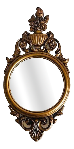 Baroque Mirror by Roberta Wood for Cimena Torino, 1950s