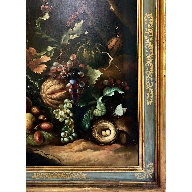 Asparagus 19th-Century American Still Life Painting in the Dutch Old Masters Style For Sale - Image 8 of 12