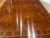 Traditional Multi-Banded Double Pedestal Mahogany Dining Table by Leighton Hall - Showroom Sample For Sale - Image 17 of 18