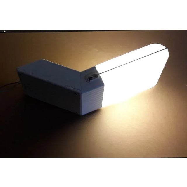 Vintage German Wall Lamp in White Painted Metal from Staff, 1970s For Sale - Image 9 of 10