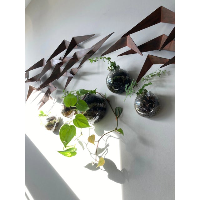 1950s Poul Cadovious Style MidCentury Modern Metal Wall Hanging Chairish