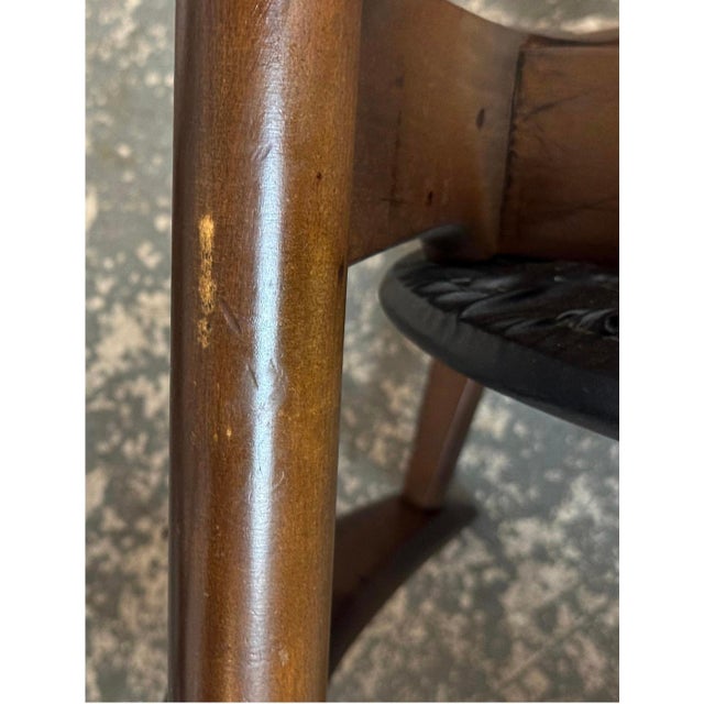Set of 6 Mid-Century Walnut Dining Chairs by Stanley For Sale - Image 13 of 16