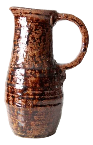 Vintage Studio Pottery Pitcher Signed 1975