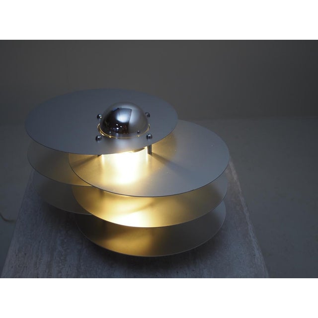 1960s Space Age Italian Layered Table Lamp, Italy, 1960s For Sale - Image 5 of 17