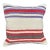 Turkish Hemp Pillow Cushion Natural Beige Red Cushion Cover 20"x20" For Sale