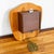 Wood Mid Century Modern Wall Clock Oak Pendulum Weights Brass Denmark Chime For Sale - Image 7 of 9