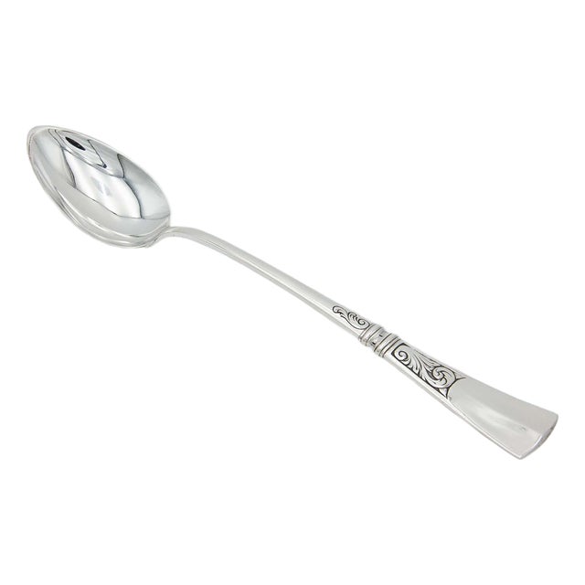 Plain Silver Rice Serving Spoon For Sale