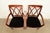 Bernhardt Regency Carved Mahogany Armchairs | Pair For Sale In South Bend - Image 6 of 16