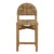 Sarande Counter Stool in Teak and Seagrass For Sale