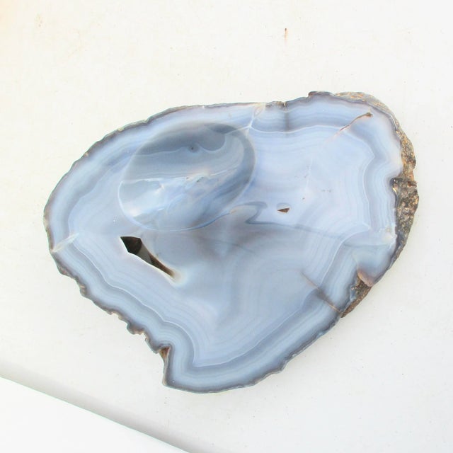 Stone Agate Slab Desk Tray For Sale - Image 7 of 7