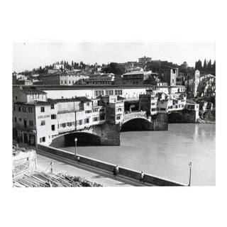 Florence Ponte Vecchio Italy, 1954 For Sale