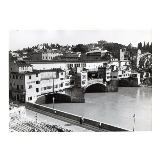 Florence Ponte Vecchio Italy, 1954 For Sale