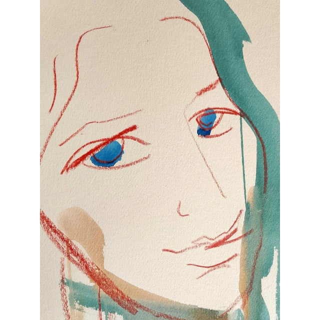 Mario Salmaso ( Venezia 1941-1995 ) Modern Girls, 1980, Mixed technique on paper (gouache, watercolour and pastel) Sold...