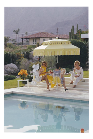 Slim Aarons, Nelda and Friends, Palm Springs, Limited Edition Estate Stamped Photographic Print, 1950s