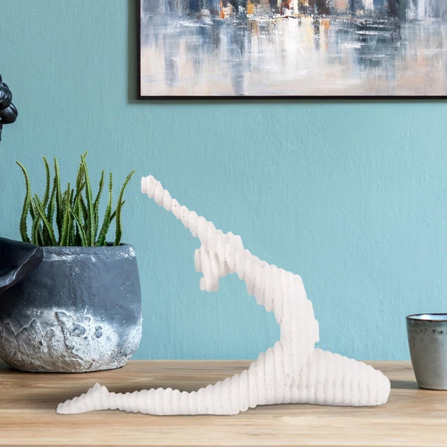 Yin Pigeon Yoga Pose in Polyresin For Sale - Image 11 of 11