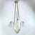 Art Deco Chandelier Hanging Lamp attributed to Maynadier, 1930s For Sale - Image 3 of 11