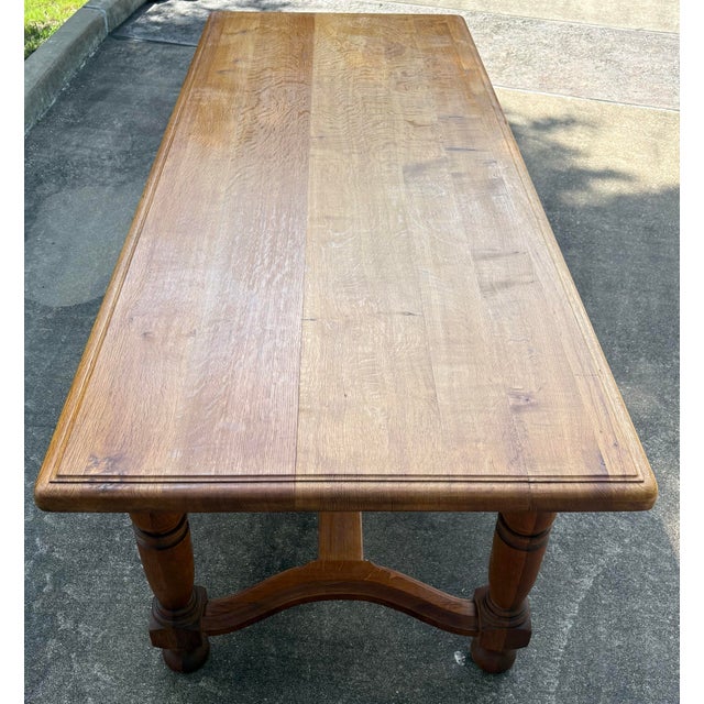 French Country Farm Dining Table For Sale - Image 10 of 12