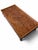Wood Vintage Hand-Carved Teakwood Coffee Table With Custom Glass Top For Sale - Image 7 of 8