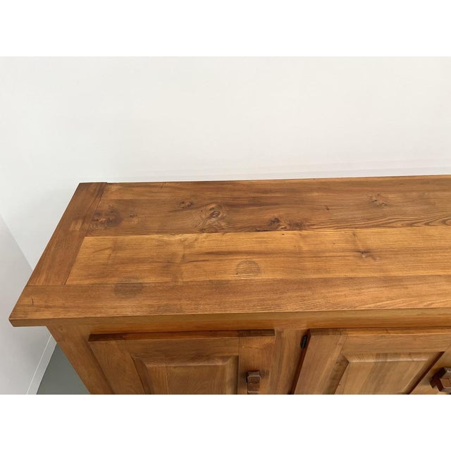 Brutalist Sideboard in Elm, 1950s For Sale - Image 10 of 18