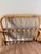 Vintage Six-Strand Square Pretzel Rattan Sofa + Pair of Lounge Chairs, Style of Paul Frankl For Sale - Image 11 of 14