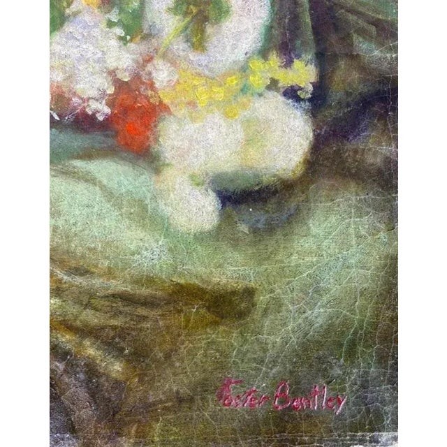 “Dionysia" by Foster Bentley Oil on Board For Sale - Image 4 of 6