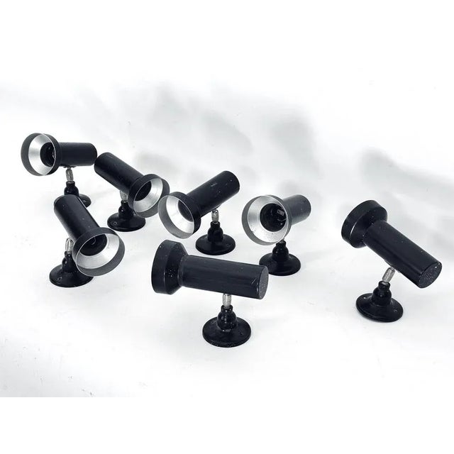 Mid-Century Italian Spotlights, 1960s, Set of 7 For Sale - Image 10 of 11