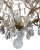 Mid-20th Century Italian Wrought-Iron Chandelier With Rock Crystal For Sale - Image 4 of 5