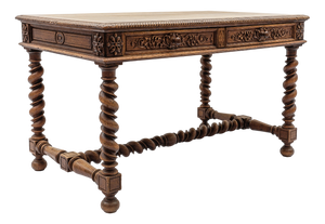 French Barley Twist Writing Desk