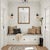 2020s Theodore Bamboo Wall Mirror with Beveled Glass For Sale - Image 5 of 5