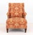 Late 20th Century Baker Upholstered Wingback Armchair and Ottoman For Sale - Image 5 of 14