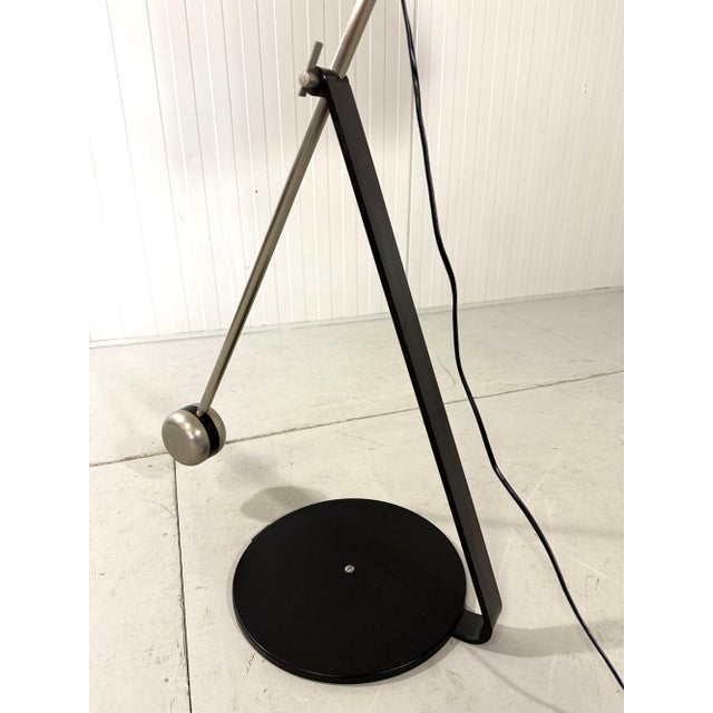 Counter Balance Floor Lamp with Umbrella Lamp Shade, 1970s For Sale - Image 13 of 18