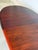 Extendable Rosewood Oval Dining Table Cross Pedestal Mid-Century Modern 1970s For Sale - Image 10 of 11