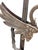 Metal 1910s Spanish Revival Cast Bronze Davenport Accent Floor Lamps with Flying Dragons, Twisted Tails - Restored Rewired For Sale - Image 7 of 16